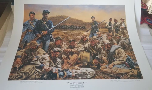 PRIDE OVER PREJUDICE - BATTLE OF NASHVILLE 1864 - ART PRINT - CIVIL WAR