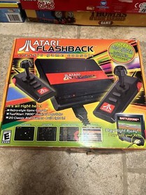 ATARI FLASHBACK Retro Game Console  2 Joysticks 20 games + SABOTEUR  NEW Sealed