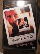 MEMENTO Movie DVD Guy PEARCE Carrie Anne Moss Joe Pantoliano Christopher Nolan