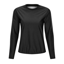 Sauna Suit Taille Trimmer Manches Longues Minceur Tops pour Femmes Workout