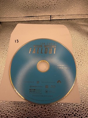 Mission: Impossible Fallout Blu-ray 2018 Tom Cruise Dolby Atmos Special Features