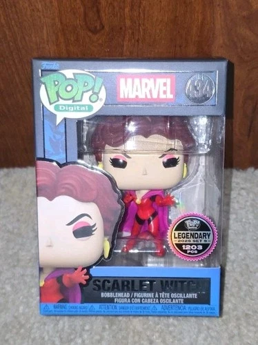 Funko Pop! Marvel West Coast Avengers #434 Scarlet Witch LE 1203 W/Protector