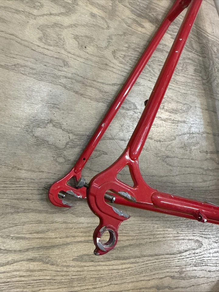 Centurion Ironman Dave Scott Expert Road Bike Frameset 56cm Japan Red White 1986 - Image 2 of 4