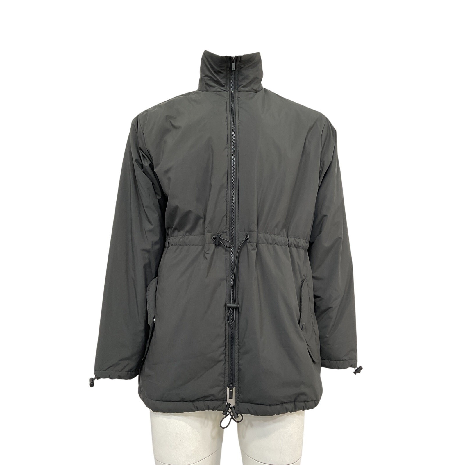 Essentials 'Storm' Grey Polyester Jacket Size M - image 2