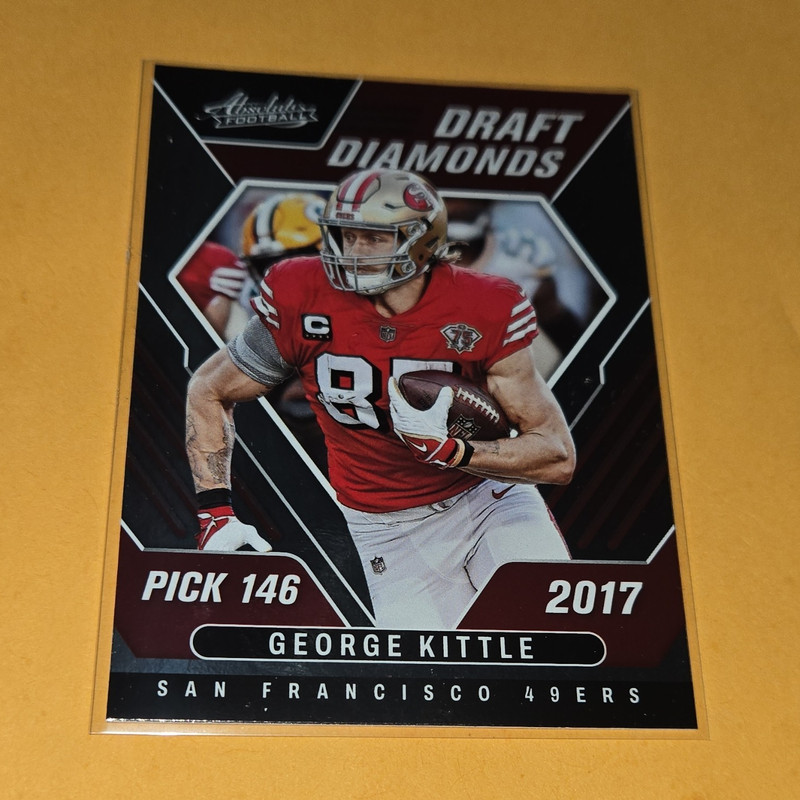 Panini Absolute 2022 George Kittle Draft Diamonds Insert DD-15 49ers NFL