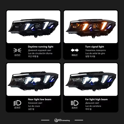 For BMW G20 2019-2021 upgrade Laser Style M3 LCI Daytime Lights LED Headlights - Picture 3 of 10