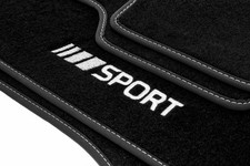 SPORT Velour Fu&szlig;matten Satz f&uuml;r Mercedes A W169 / B W245 (04-11) - Passgenau