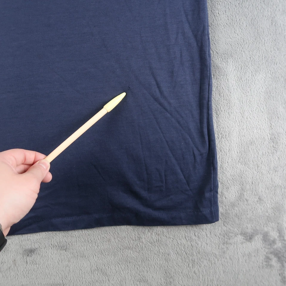 Vintage 70s adidas V-Neck Ringer T-Shirt Mens M Trefoil Three Stripes Soccer - Image 4 of 4