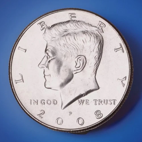 2008-P Clad Gem BU Kennedy Half Dollar Coin From OBR FAST SHIPPING