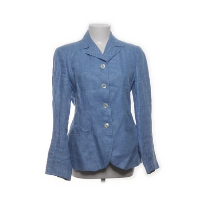 Henry Cottons, Blazer, Größe: 44, Blau/Weiß, Acetat/Cupro, Damen #4wB