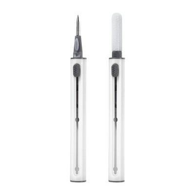 2PCS Earphone Cleaner Kit - Multi-Function Cleaner Kit Soft Brush,White