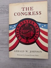 The Congress; Gerald W. Johnson - VG+/DJ/HC/vintage