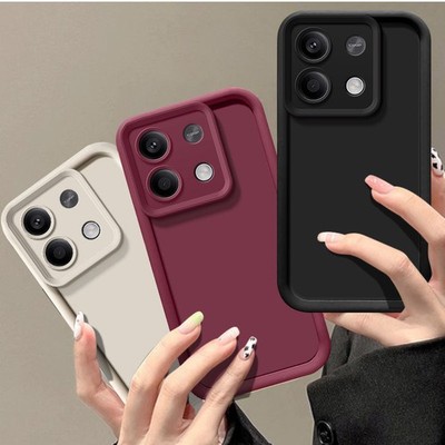 For Xiaomi Redmi Note 13 12 11 Pro 13T 14T 13C Matte Soft Silicone Case Cover