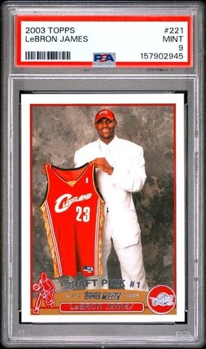 2003 Topps Lebron James #221 PSA 9 Rookie
