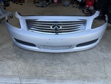 07-09 Infiniti G35 G37 Sedan - Front Bumper W Upper Lower Grille