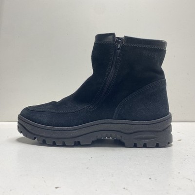 OC System Black Suede Ankle Boots Women's Size 6.5