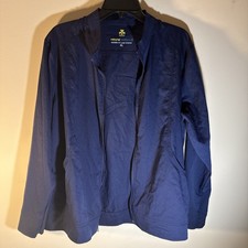 Scrub Jacket Natural Uniforms Modern Fit-Luxe Stretch Navy Blue Size XL