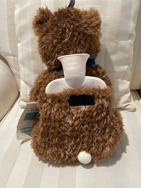 Garrafa de água quente rara moda e urso sem látex - nova com etiquetas - Imagem 2 de 3