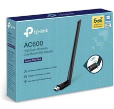 TP-Link AC600 Archer T2U Plus For PC High Gain Wireless Dual Band USB Adapter
