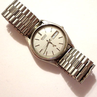 【WR】SEIKOExclusiveIENAxHIROB30mmCombi稼動品 Vintage 1982 Seiko SQ 8223-7180 Quartz Wristwatch Working Speidel