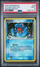 2005 POKEMON EX UNSEEN FORCES #78 TOTODILE-REVERSE FOIL PSA 9 on eBay