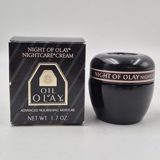 New Night Of Olay NightCare Cream Oil of Olay Moisturizer Face Lotion Care NOS