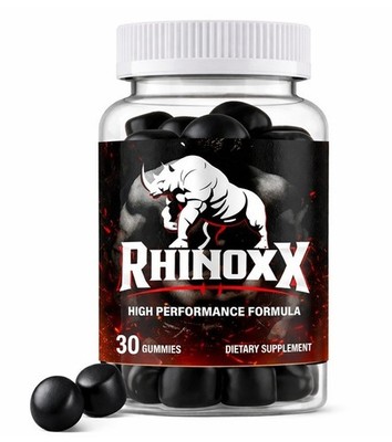 (1 Pack) RhinoxX Male Stamina Gummies for Advanced Blood Flow Support 30 Gummy