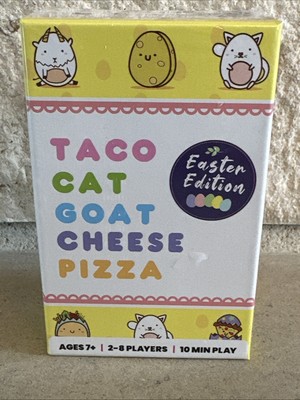 Z)  Taco Cat Goat Cheese Pizza Card Game Easter Edition -  Sealed
