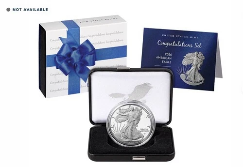 2026 Congratulations Set American Eagle 1oz Silver Proof Coin IN HAND SHIP ASAP