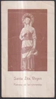 Holy card antique de Santa Zita santino image pieuses estampa
