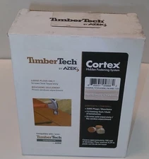Timber Tech Cortex Hidden Fastener Plugs  Chestnut, 400 plugs=1 Box New in box