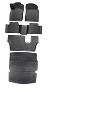 Floor Mats Full Set for Dodge Durango 2011-2015 7 Seats, All Weather Floor