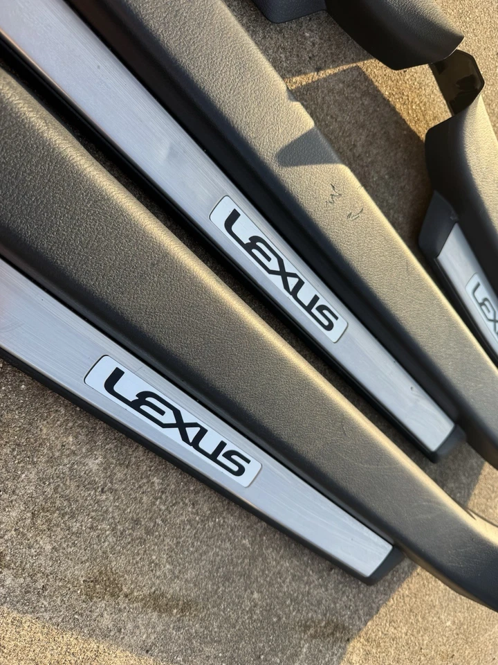2013-2015 Lexus GS350 GS450h Front & Rear Door Sill Scuff Plate Set of 4!! PO18 - Image 4 of 4