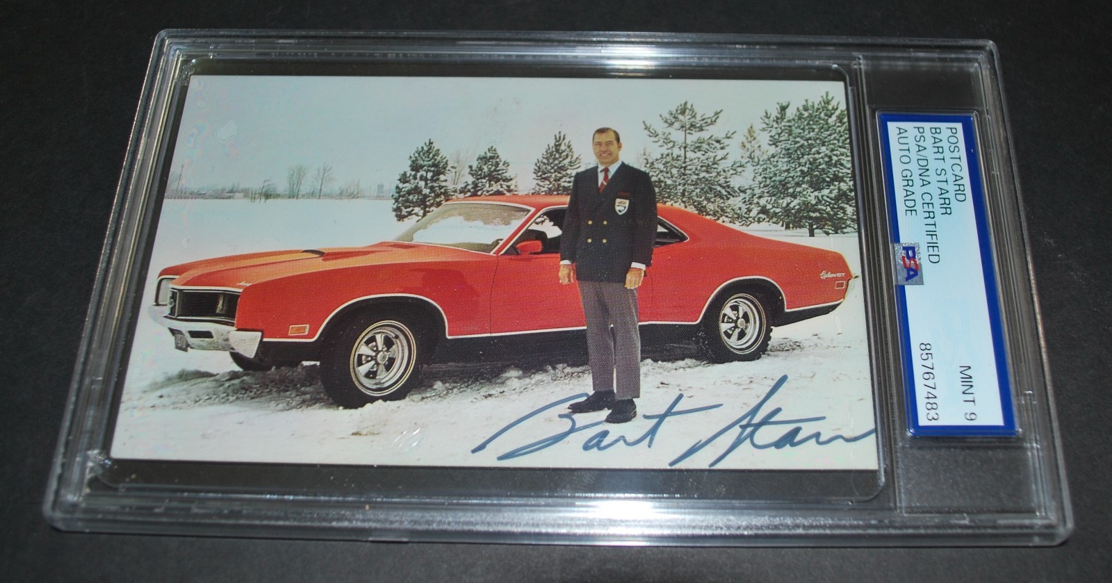 Bart Starr Autographed Signed Green Bay Packers 1970 AUTO PSA/DNA CERTIFIED 9 MINT 