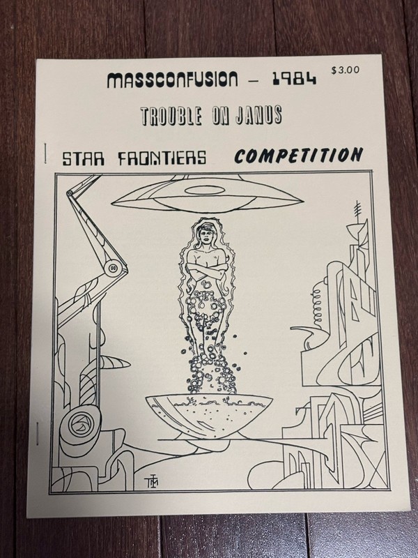 Trouble on Janus - Star Frontiers - Massconfusion 1984 - Competition - Rare!