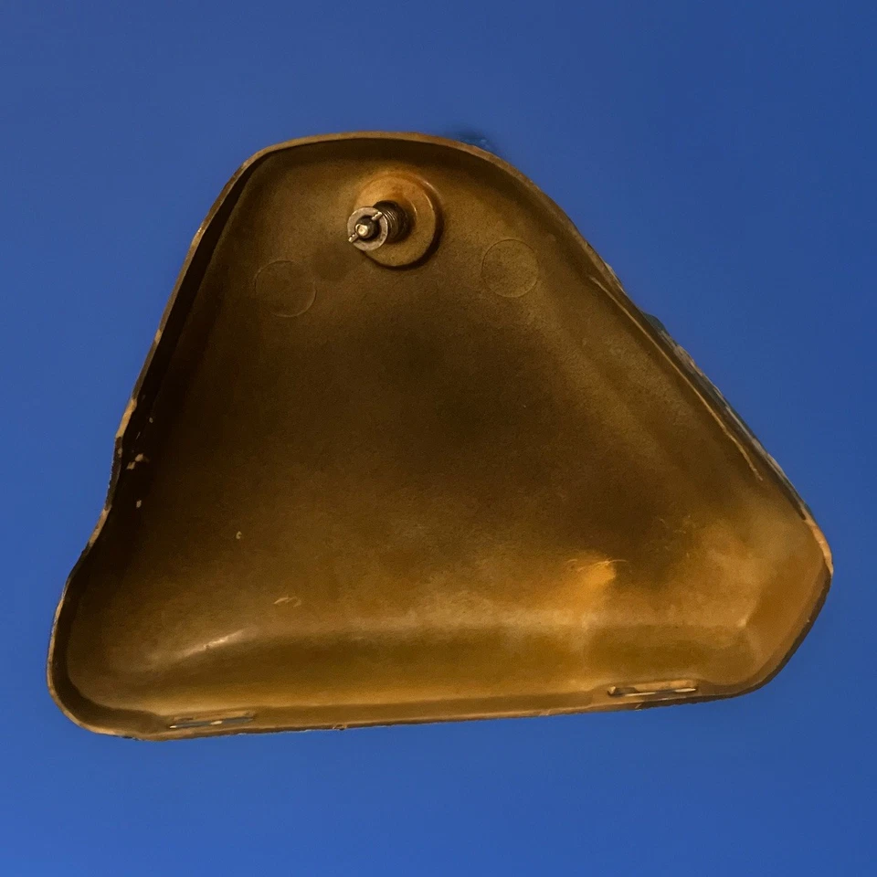 OEM HONDA enduro twin shocks MR175 ELSINORE COVER LEFT SIDE black/yellow - Image 2 of 4