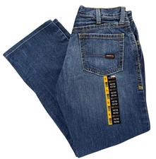 Ariat Mens FR M3 Loose Fit Straight Leg Jeans Size 32x32 Work Pants Blue