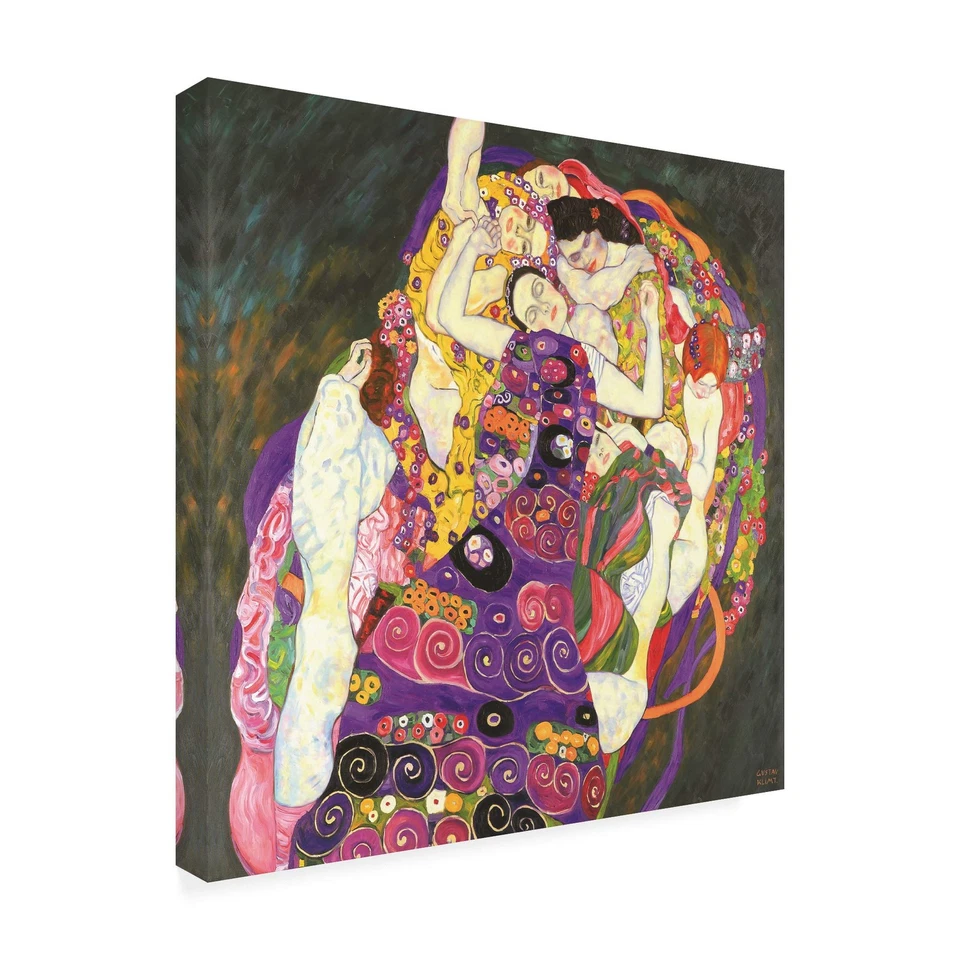 , 35x35 Virgins by Gustav Klimt, Multi-Color - Image 2 of 4