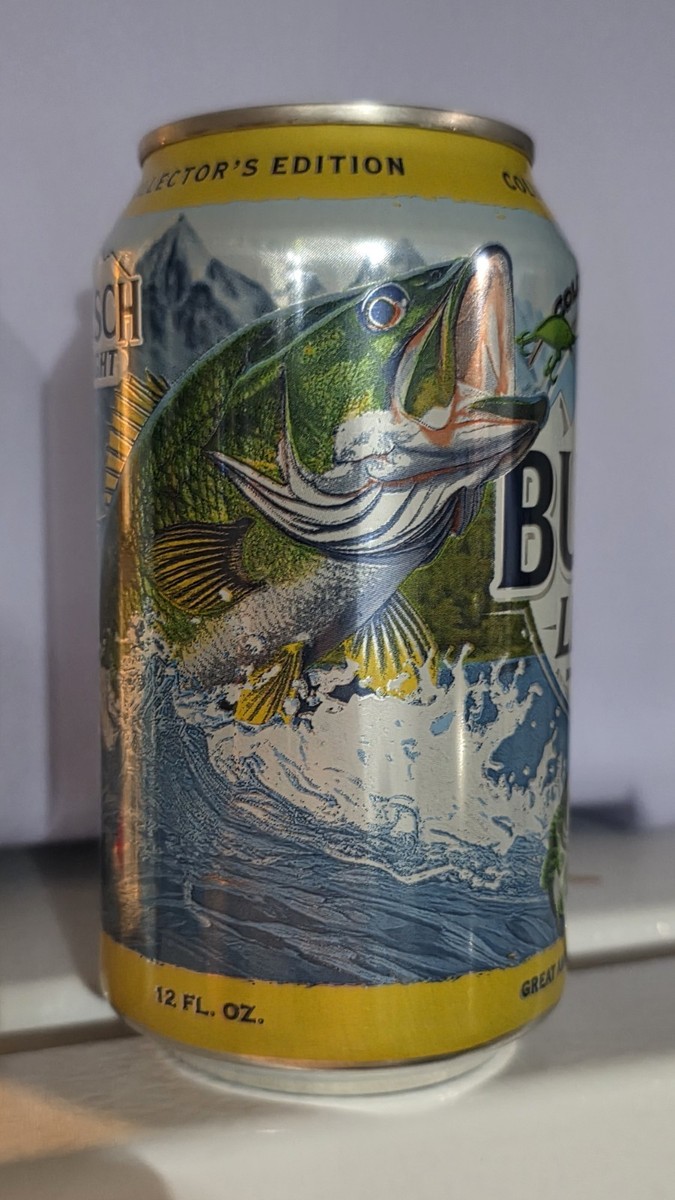 12oz Busch Light 2026 Limited Edition Bass Pro Fishing Can(Empty