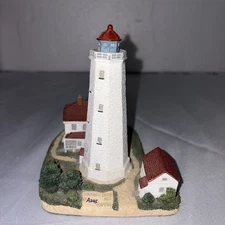Sandy Hook Lighthouse New Jersey Beach House Decor Harbour Lights #A245 Signed 