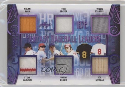 2019 Leaf ITG Used Sports Purple 17/20 Nolan Ryan Tom Seaver Willie Stargell e8a