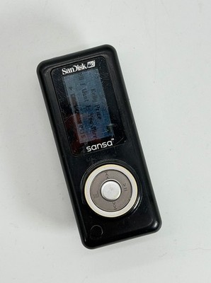  SanDisk Sansa c140 (1GB) Digital Media MP3 Player   Black-Tested Works 