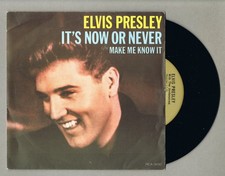 Elvis Presley Its Now Or Never 7" Canadain Pressed Rock n' Roll Clean Vinyl