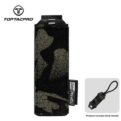 TOPTACPRO Tactical Single 9mm Mag Pouch Mag Carrier Etui Messertasche MOLLE Camo