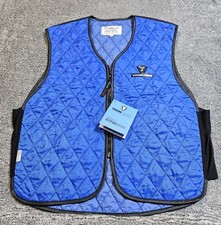 Techniche Hyperkewl Plus 6529-Blue Evaporative Cooling Vest, Nylon, Evaporative