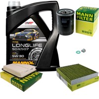 Mann Inspektionspaket 5L Mannol Longlife 5W-30 FüR Toyota RAV 4 III 2.0 4WD