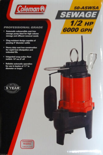 Does Coleman Make Sump Pumps 