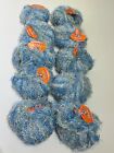 (10) Skeins of Blue Lotus Acrylic Microfiber Knitting Yarn Angora-Like | Russia
