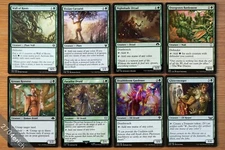 Set of 8 Green Ramp & Mana Dorks *Unplayed NM* Paradise Druid (Magic MTG)