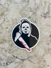 Michael Myers Sticker l Gloss or Holographic Laminate l Waterproof Decal